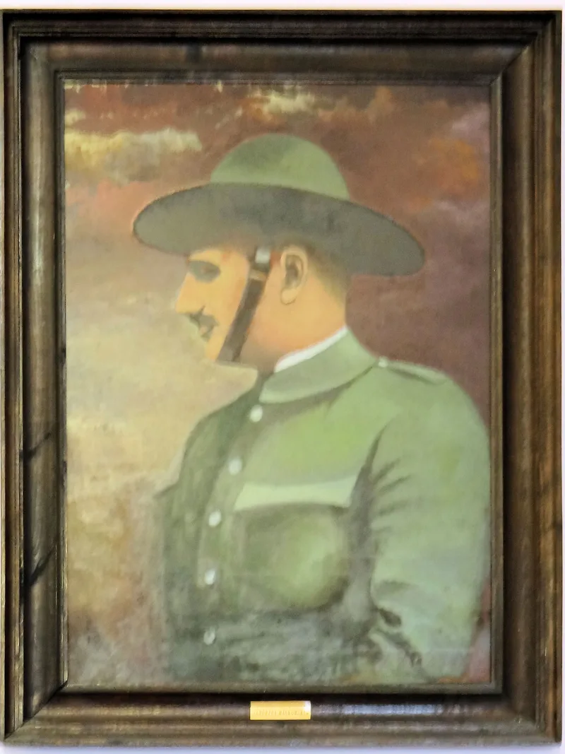 Portret Andrzeja Małkowskiego, twórcy polskiego harcerstwa, w Muzeum Harcerstwa w Warszawie