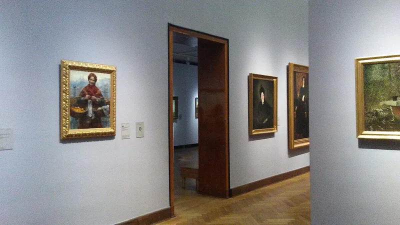 Wnętrze jednej z galerii Muzeum Narodowego w Warszawie